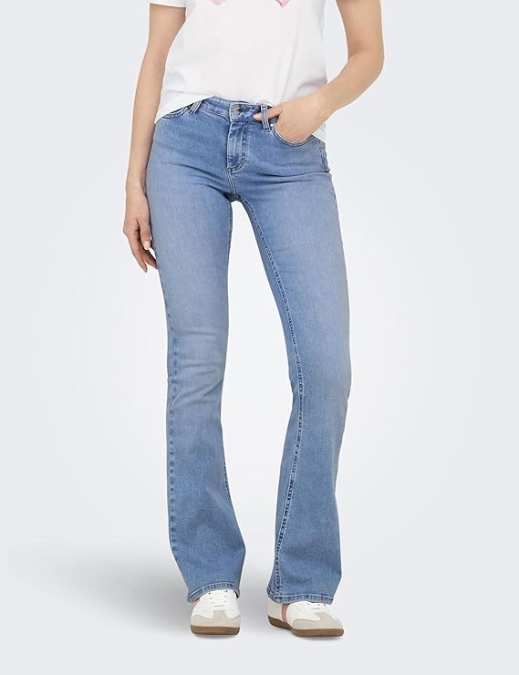 Flared Fit Jeans ONLBLUSH Medium Waist Flared Jeans