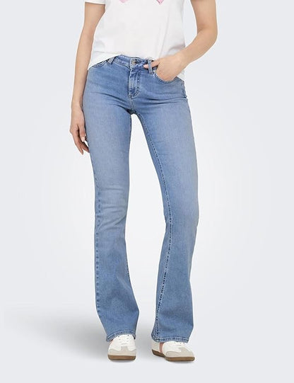 Flared Fit Jeans ONLBLUSH Medium Waist Flared Jeans